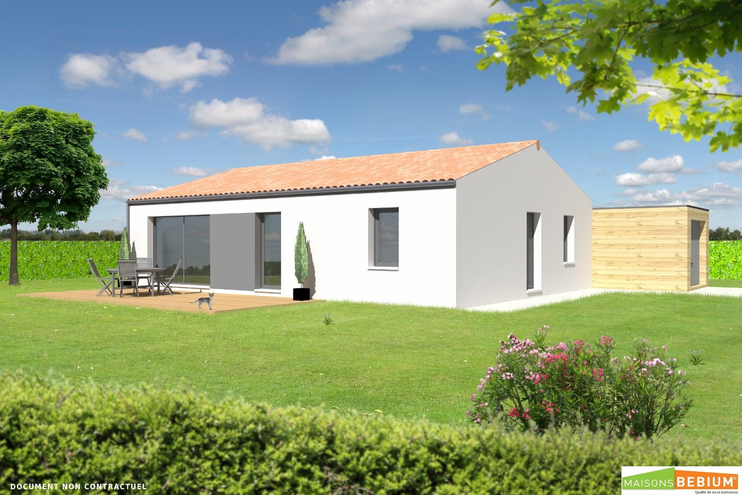 maison-PMR-95-m2-4-chambres-prix-cle-en-main-bioclimatique-Optima-95-Access-Maisons-BEBIUM