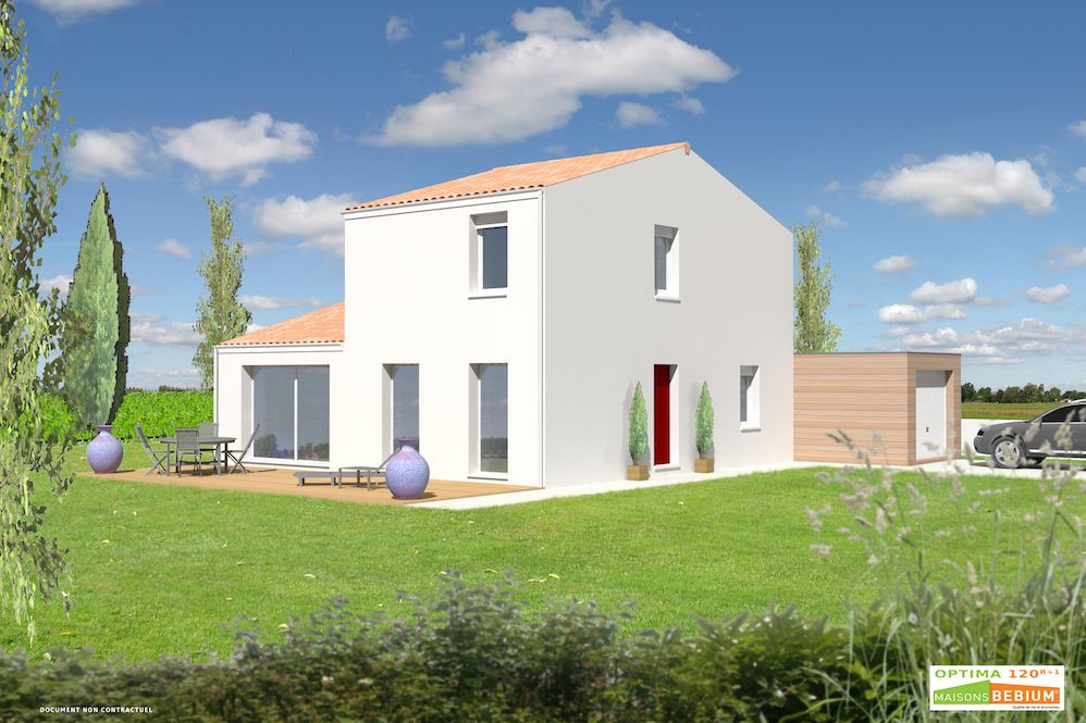 Plan-maison-moderne-a-etage-partiel-120-m2-4-chambres-OPTIMA-120-Bioclimatique-prete-a-habiter-Maisons-BEBIUM