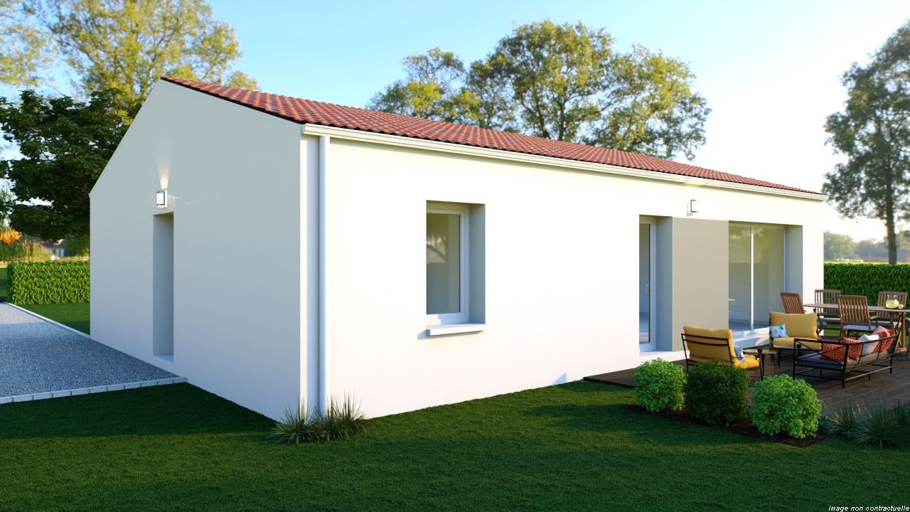 Projet de construction d'une maison 94.35 m² avec terrain à TREZIOUX (63)