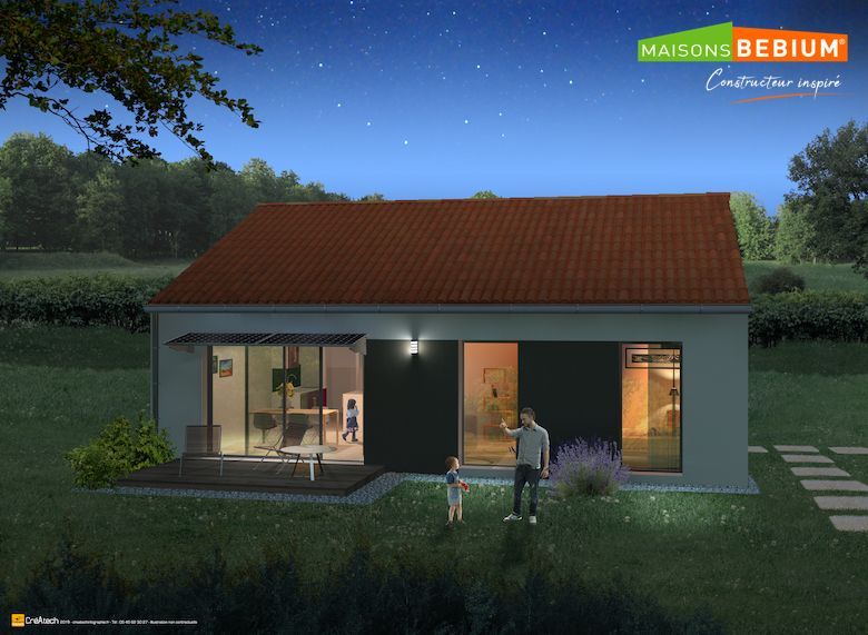 Projet de construction d'une maison 90 m² avec terrain à NEUVILLE-DE-POITOU (86)