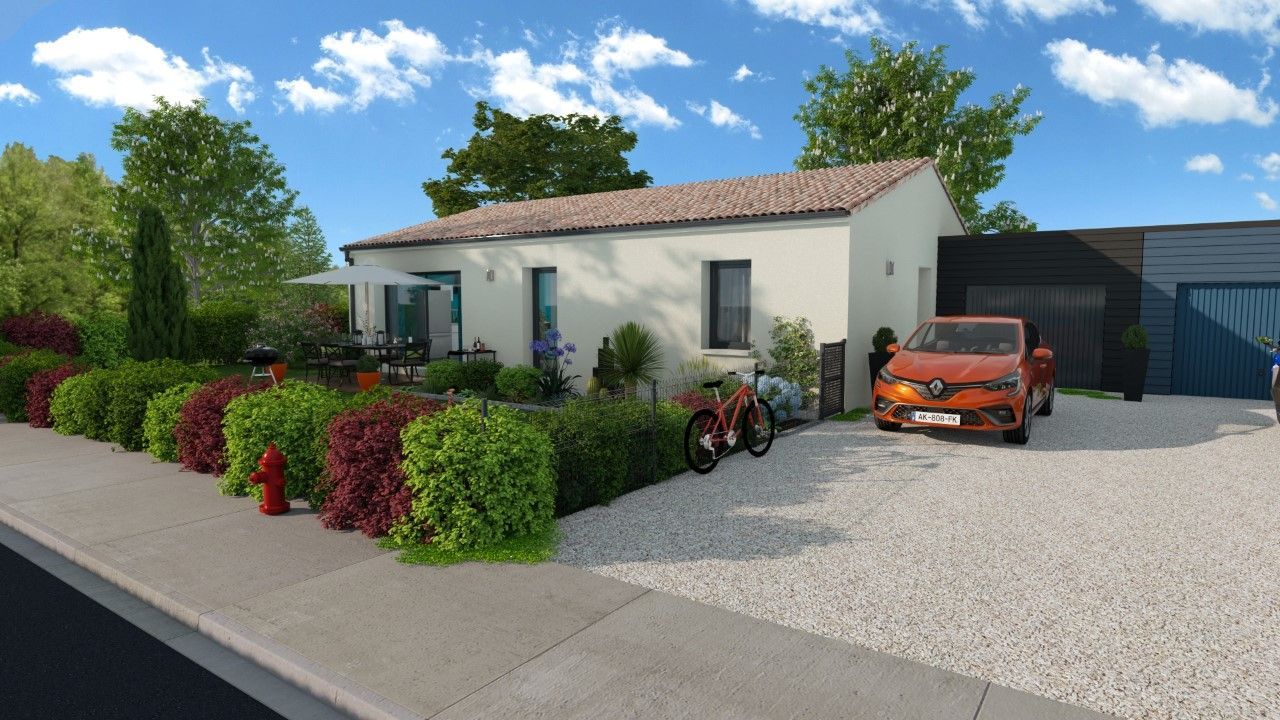 Projet de construction d'une maison 94.35 m² avec terrain à SAINT-GEORGES-LES-BAILLARGEAUX (86)