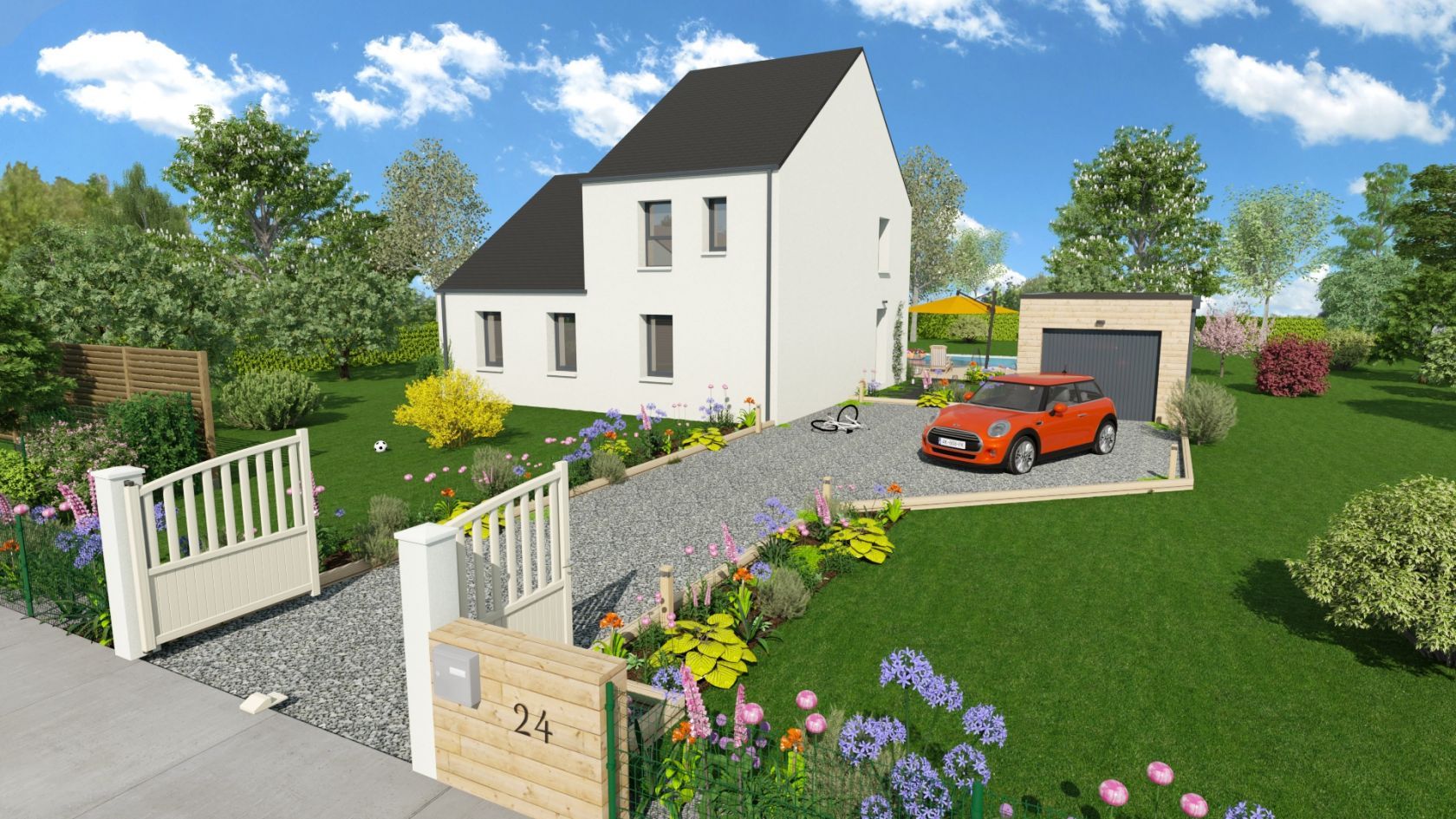 Projet de construction d'une maison 110.54 m² avec terrain à VILLERS-BOCAGE (14)