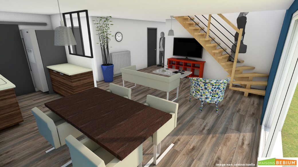 Maison bioclimatique à Rousies