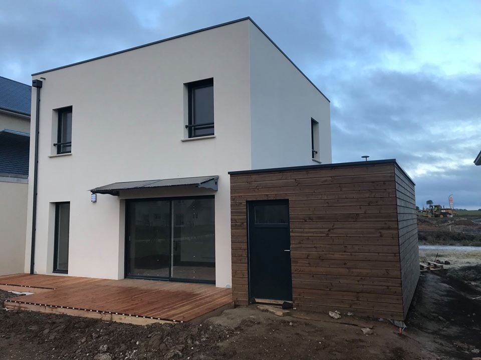 Maison bioclimatique à Saint Julien le Fauçon